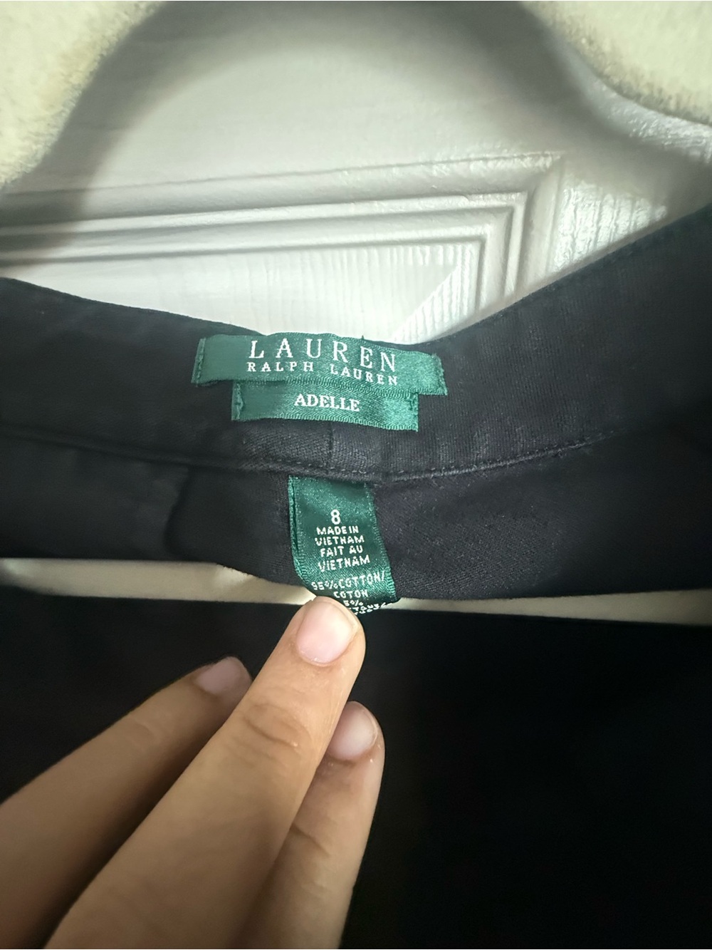 Lauren Ralph Lauren Adelle Black Blouse